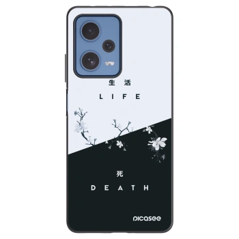Picasee silikónový čierny obal pre Xiaomi Redmi Note 12 Pro 5G - Živý - Mŕtvy