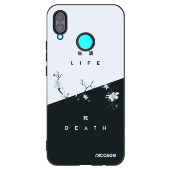 Picasee silikónový čierny obal pre Huawei Nova 3 - Živý - Mŕtvy