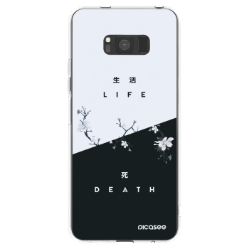 Picasee silikónový prehľadný obal pre Samsung Galaxy S8 G950F - Živý - Mŕtvy