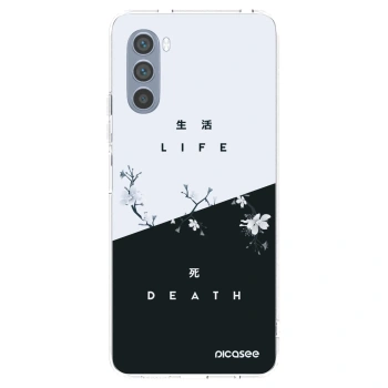 Picasee silikónový prehľadný obal pre Motorola Moto G62 - Živý - Mŕtvy