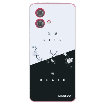 Picasee silikónový prehľadný obal pre Motorola Moto G84 5G - Živý - Mŕtvy