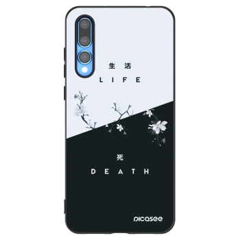 Picasee silikónový čierny obal pre Huawei P20 Pro - Živý - Mŕtvy