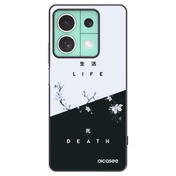 Picasee silikónový čierny obal pre Xiaomi Redmi Note 13 5G - Živý - Mŕtvy