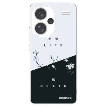 Picasee silikónový prehľadný obal pre Xiaomi Redmi Note 13 Pro+ 5G - Živý - Mŕtvy