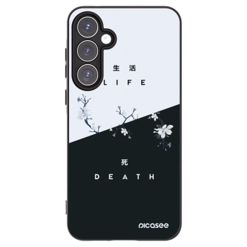 Picasee silikónový čierny obal pre Samsung Galaxy A55 5G A556B - Živý - Mŕtvy