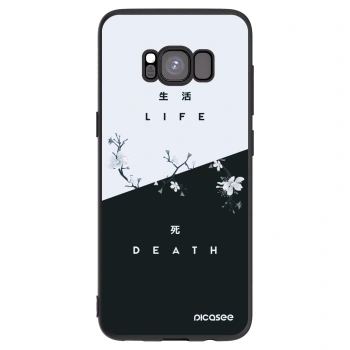 Picasee silikónový čierny obal pre Samsung Galaxy S8 G950F - Živý - Mŕtvy