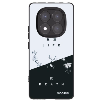 Picasee silikónový čierny obal pre Xiaomi Redmi Note 14 Pro+ 5G - Živý - Mŕtvy