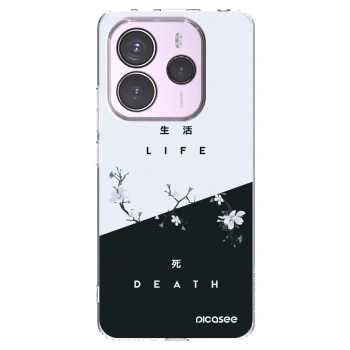 Picasee silikónový prehľadný obal pre Xiaomi Redmi Note 14 5G - Živý - Mŕtvy