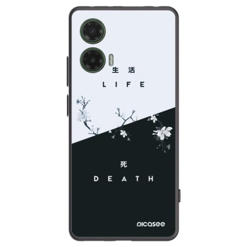 Picasee silikónový čierny obal pre Motorola Moto G35 5G - Živý - Mŕtvy