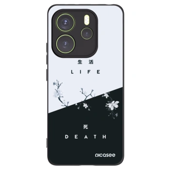 Picasee silikónový čierny obal pre Xiaomi Redmi Note 14 4G - Živý - Mŕtvy