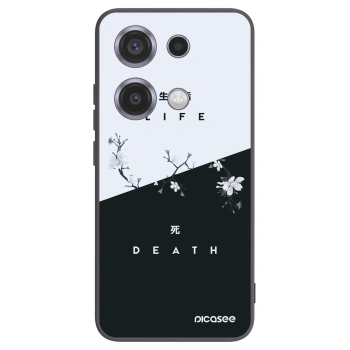 Picasee silikónový čierny obal pre Xiaomi Redmi Note 14S - Živý - Mŕtvy