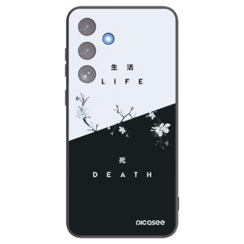 Picasee silikónový čierny obal pre Samsung Galaxy S25 FE 5G - Živý - Mŕtvy