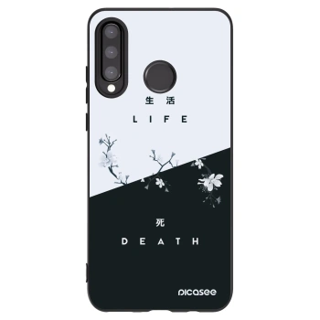 Picasee silikónový čierny obal pre Huawei P30 Lite - Živý - Mŕtvy