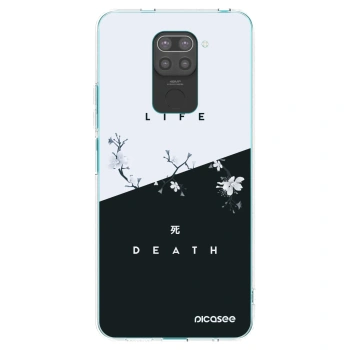 Picasee silikónový čierny obal pre Xiaomi Redmi Note 9 - Živý - Mŕtvy