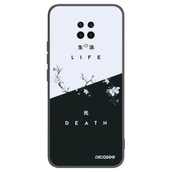 Picasee silikónový čierny obal pre Xiaomi Redmi Note 9S - Živý - Mŕtvy