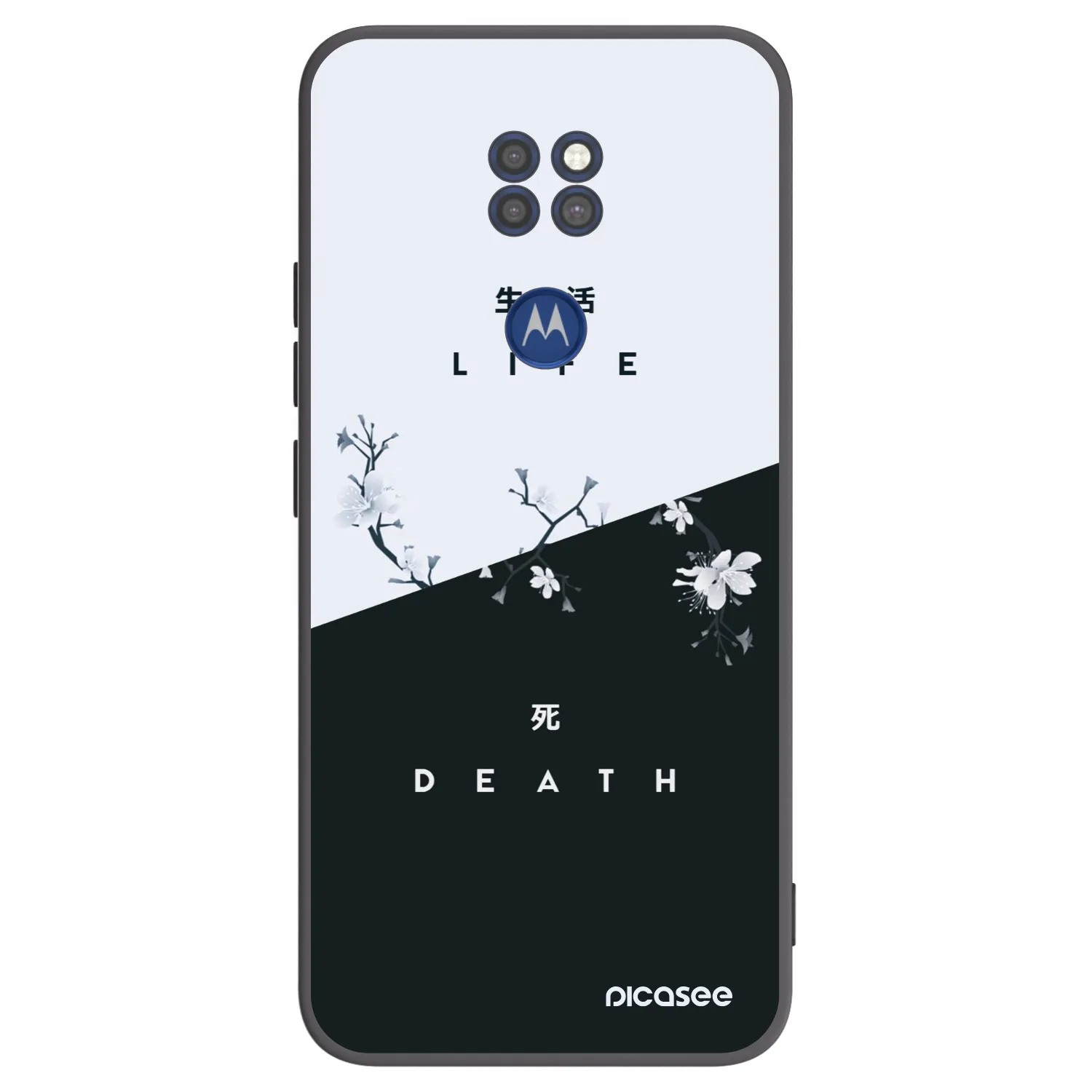 Picasee silikónový čierny obal pre Motorola Moto G9 Play - Živý - Mŕtvy