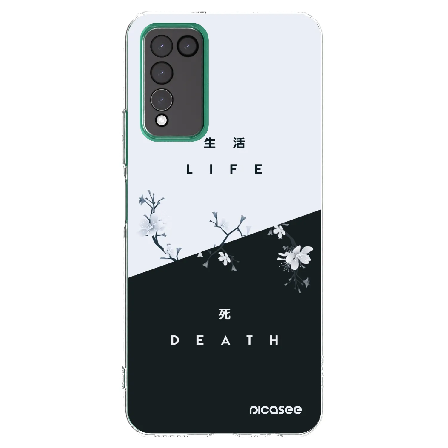 Picasee silikónový prehľadný obal pre Honor 10X Lite - Živý - Mŕtvy
