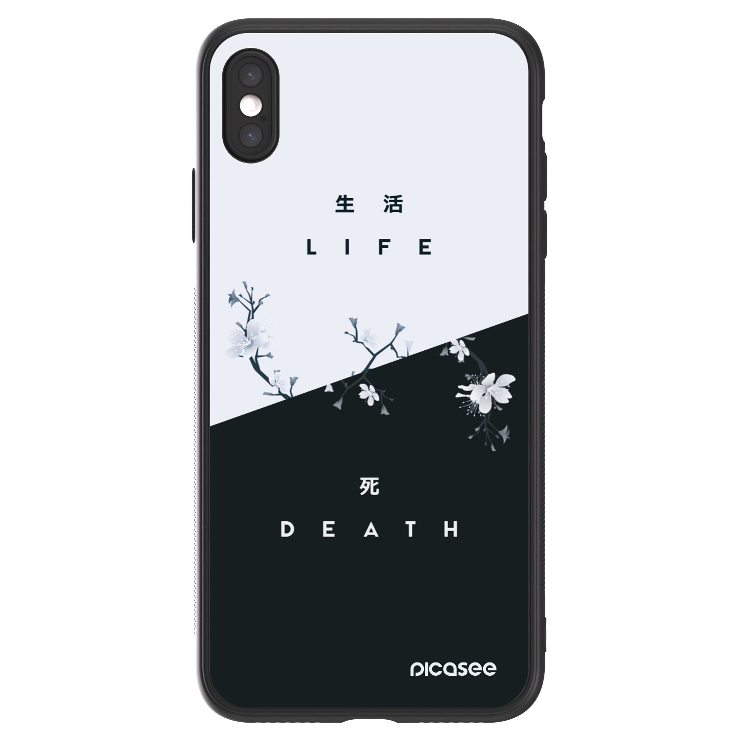 Picasee ULTIMATE CASE pro Apple iPhone XS Max - Živý - Mŕtvy