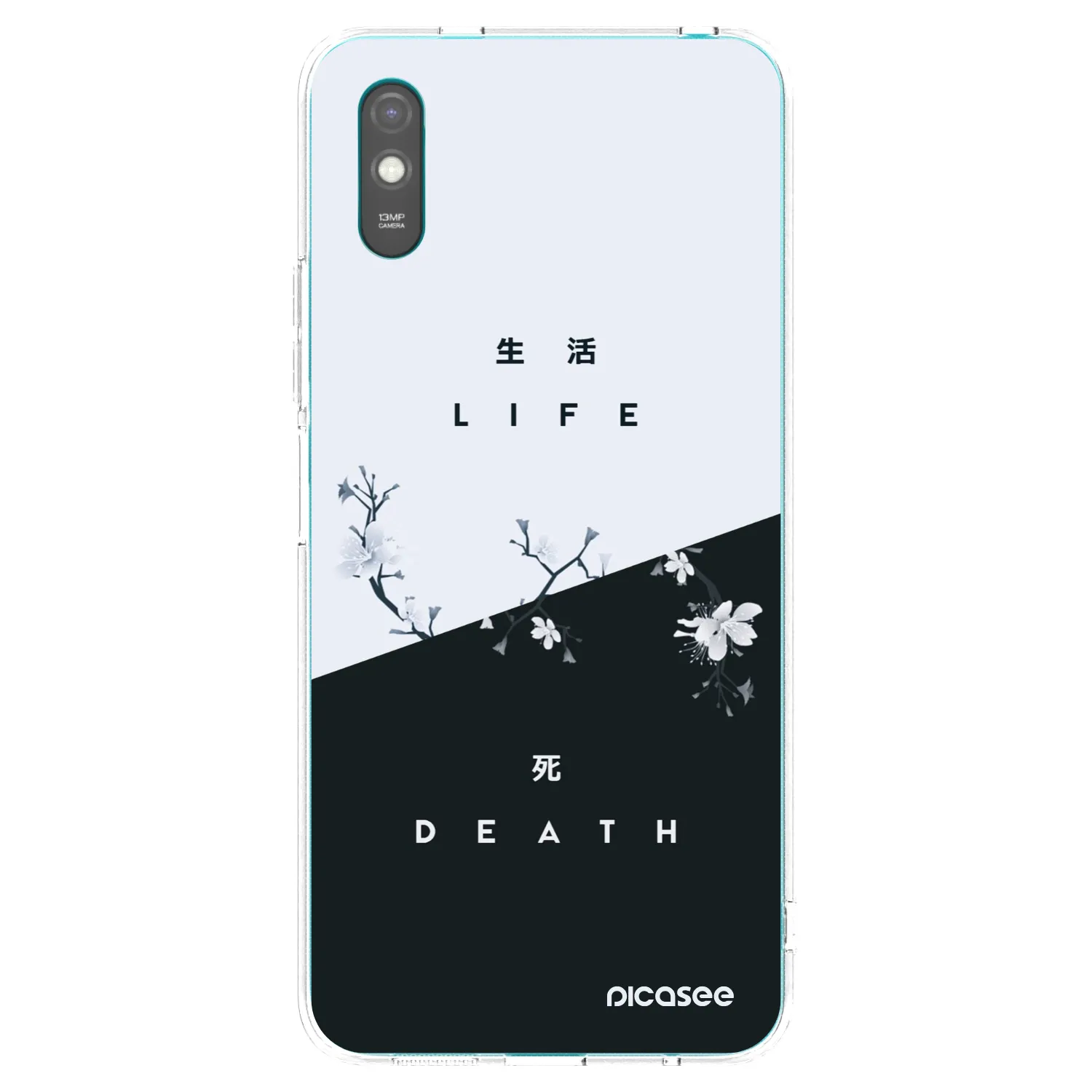 Picasee silikónový prehľadný obal pre Xiaomi Redmi 9AT - Živý - Mŕtvy