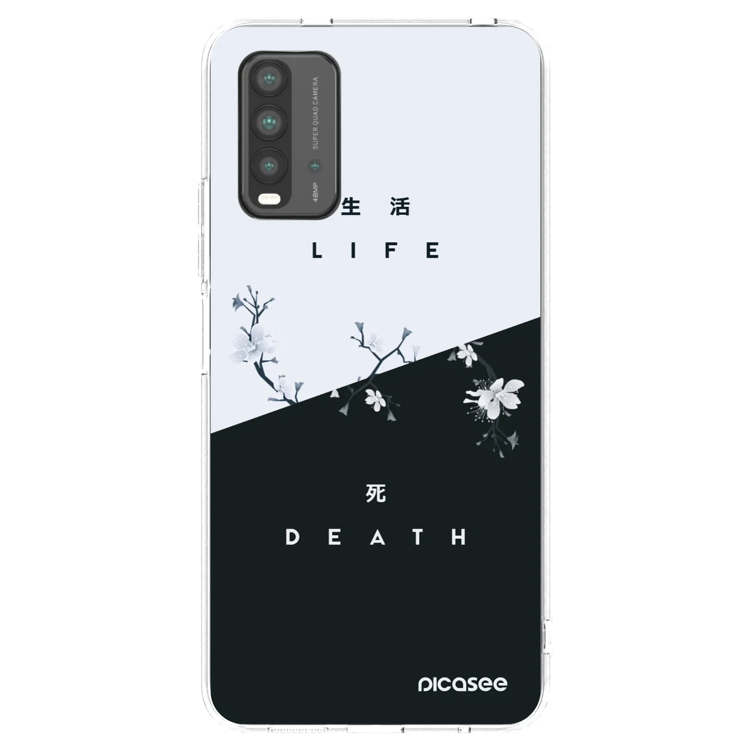 Picasee silikónový čierny obal pre Xiaomi Redmi 9T - Živý - Mŕtvy