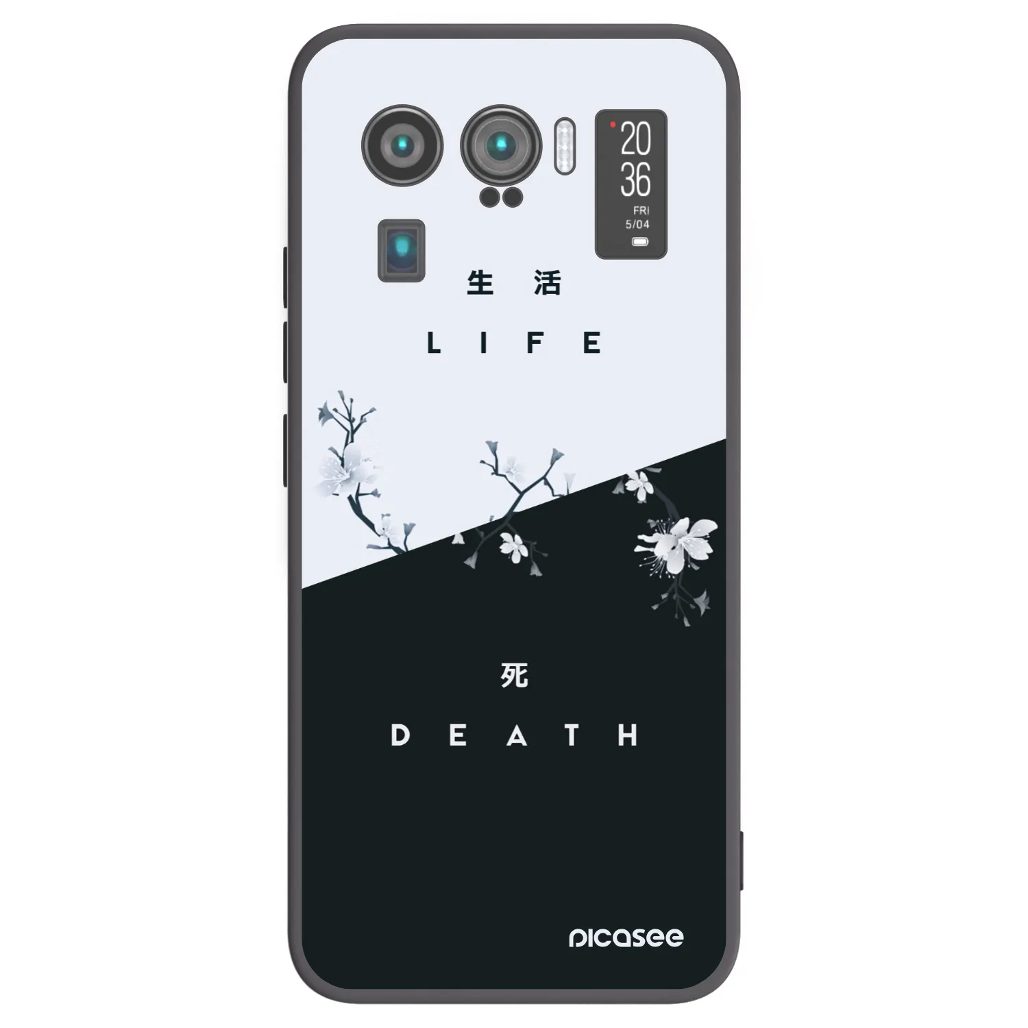 Picasee silikónový čierny obal pre Xiaomi Mi 11 Ultra - Živý - Mŕtvy