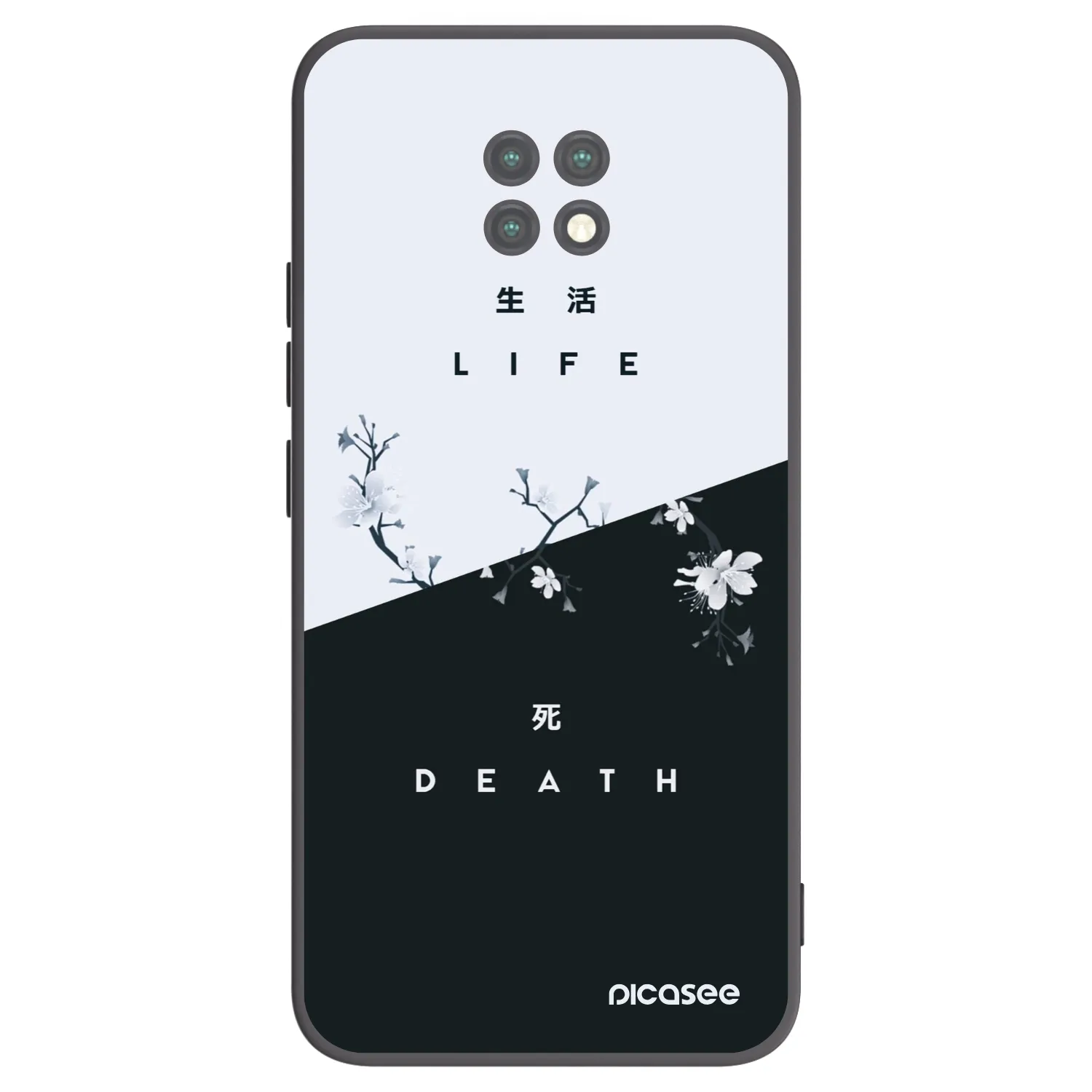 Picasee silikónový čierny obal pre Xiaomi Redmi Note 9T - Živý - Mŕtvy