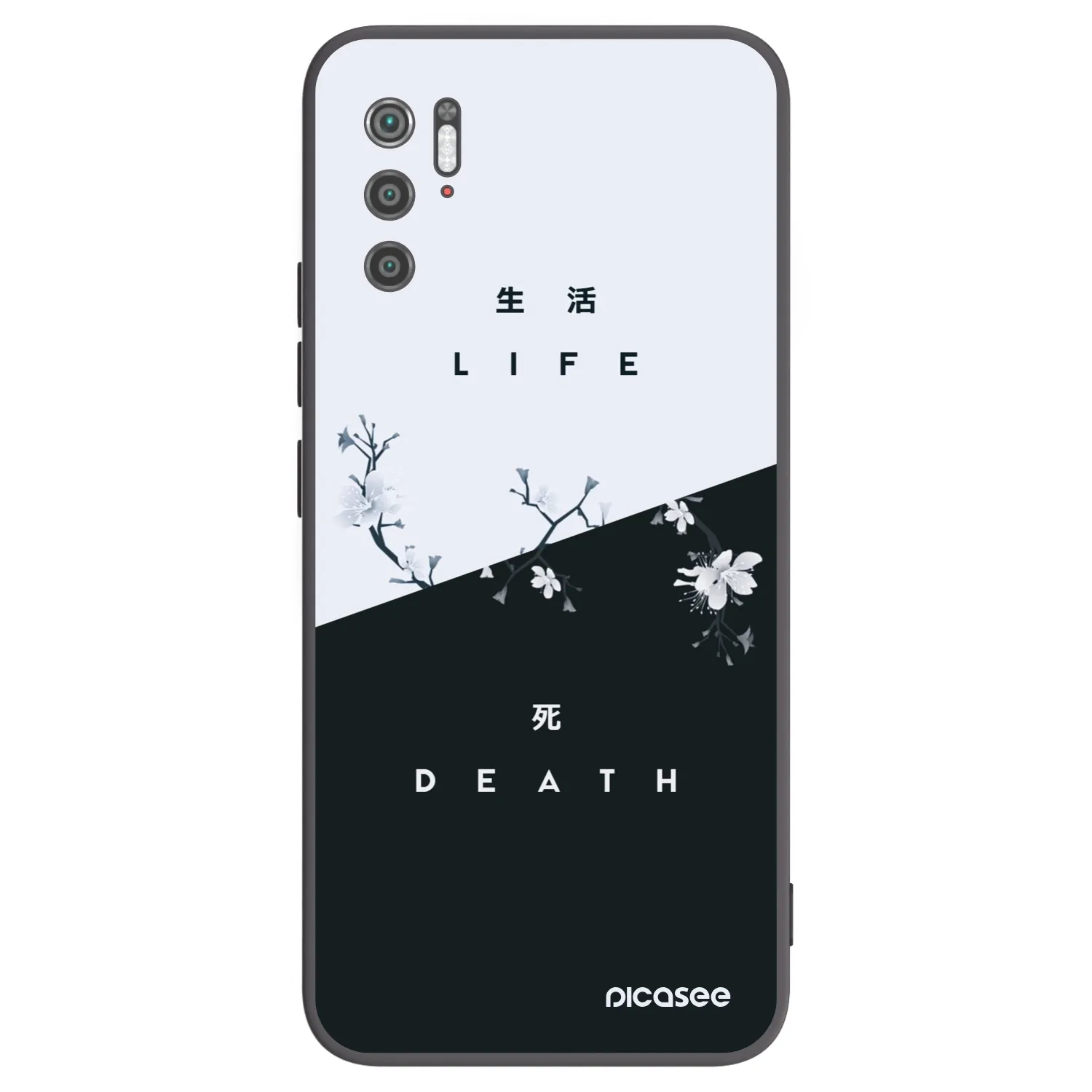 Picasee silikónový čierny obal pre Xiaomi Poco M3 Pro 5G - Živý - Mŕtvy