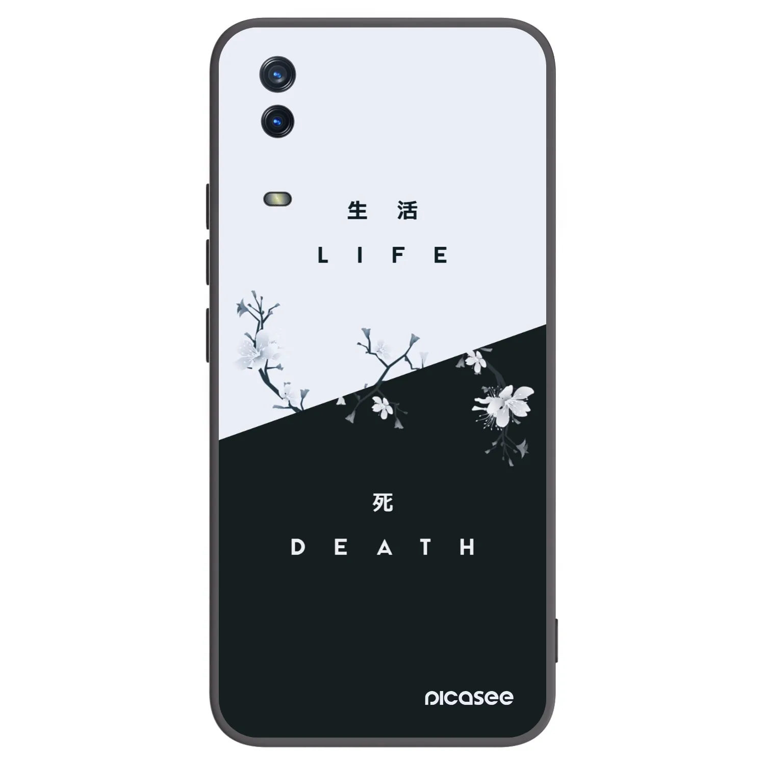 Picasee silikónový čierny obal pre Vivo Y11s - Živý - Mŕtvy