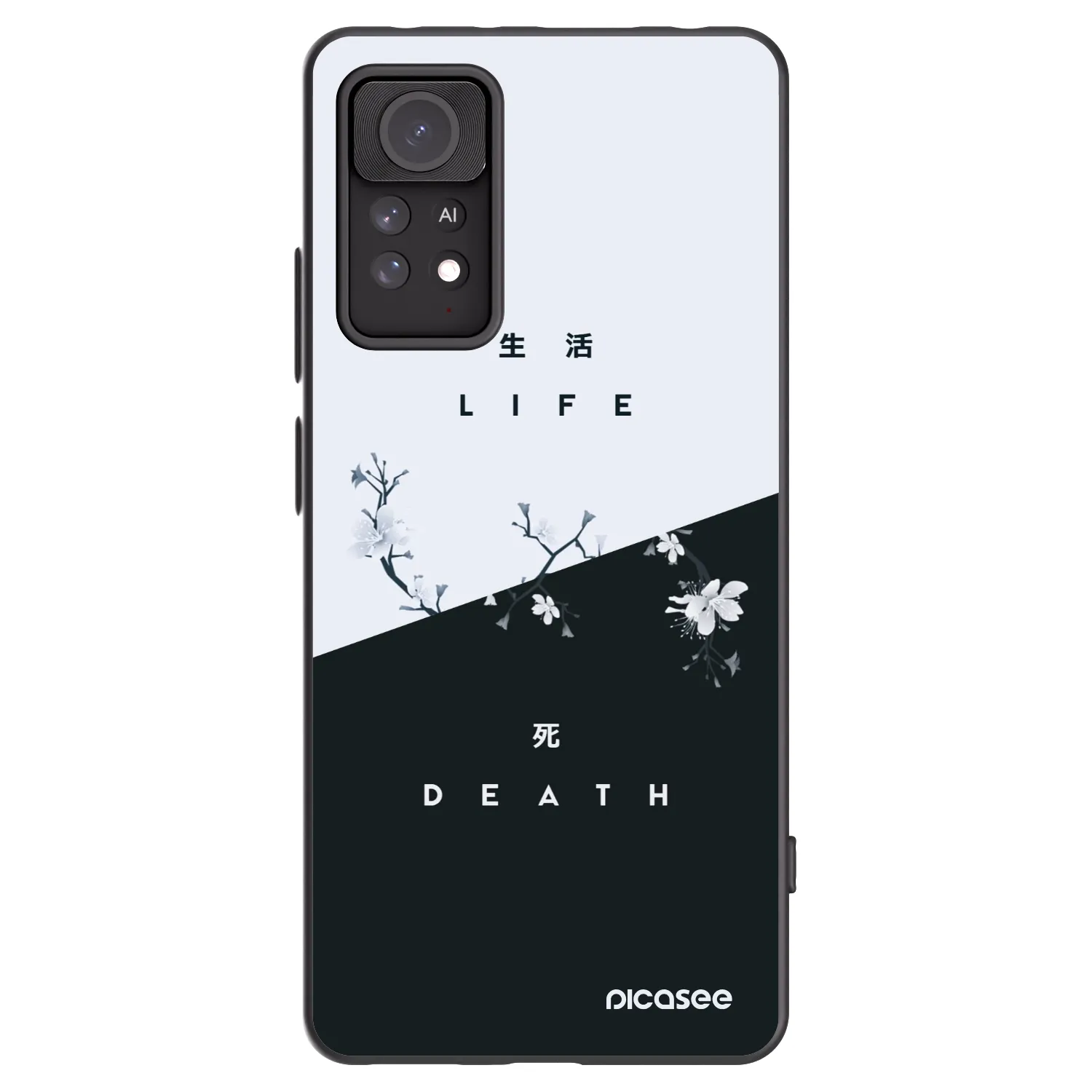 Picasee silikónový čierny obal pre Xiaomi Redmi Note 11 Pro 5G - Živý - Mŕtvy