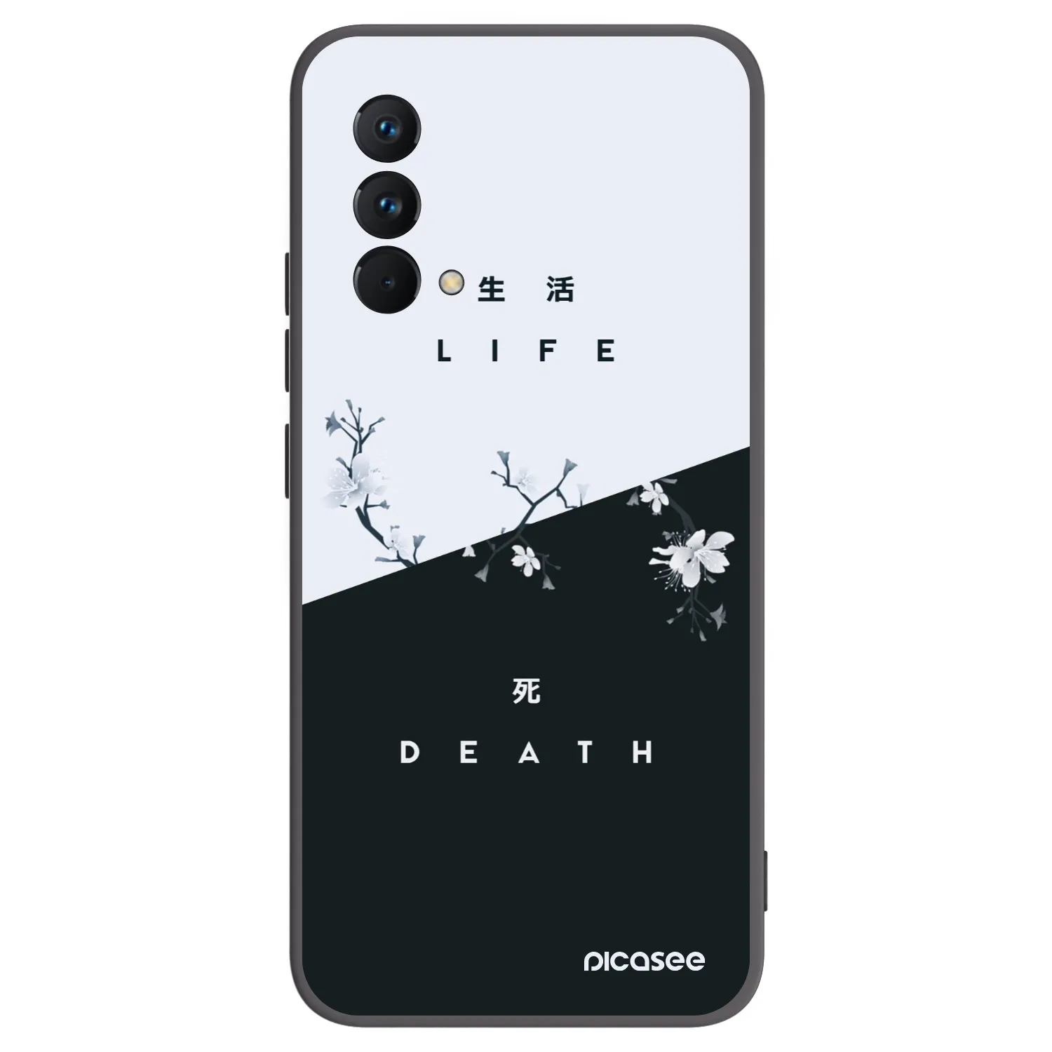 Picasee silikónový čierny obal pre Realme GT Master Edition 5G - Živý - Mŕtvy