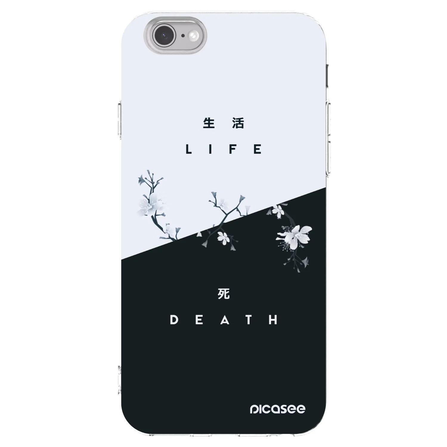 Picasee silikónový prehľadný obal pre Apple iPhone 6/6S - Živý - Mŕtvy