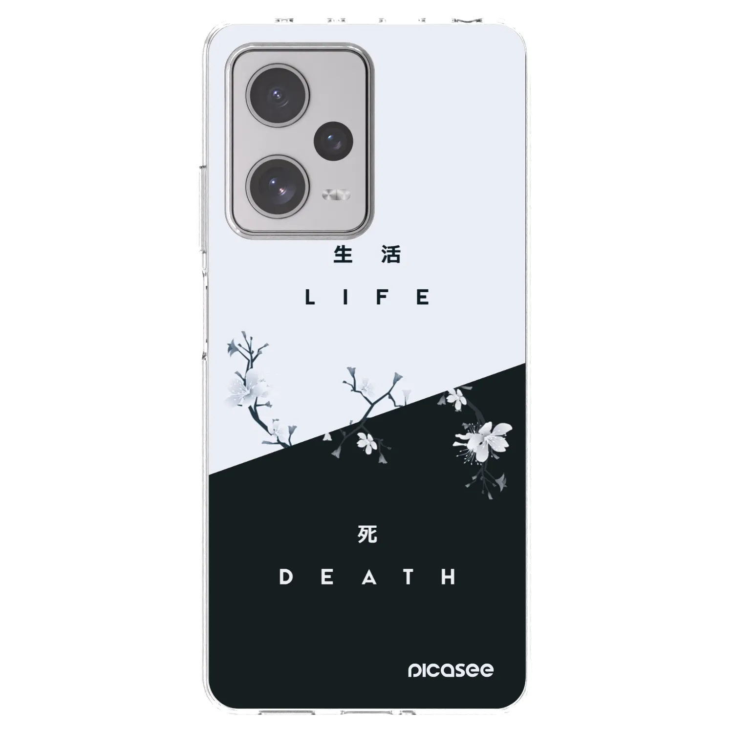Picasee silikónový prehľadný obal pre Xiaomi Redmi Note 12 Pro+ 5G - Živý - Mŕtvy