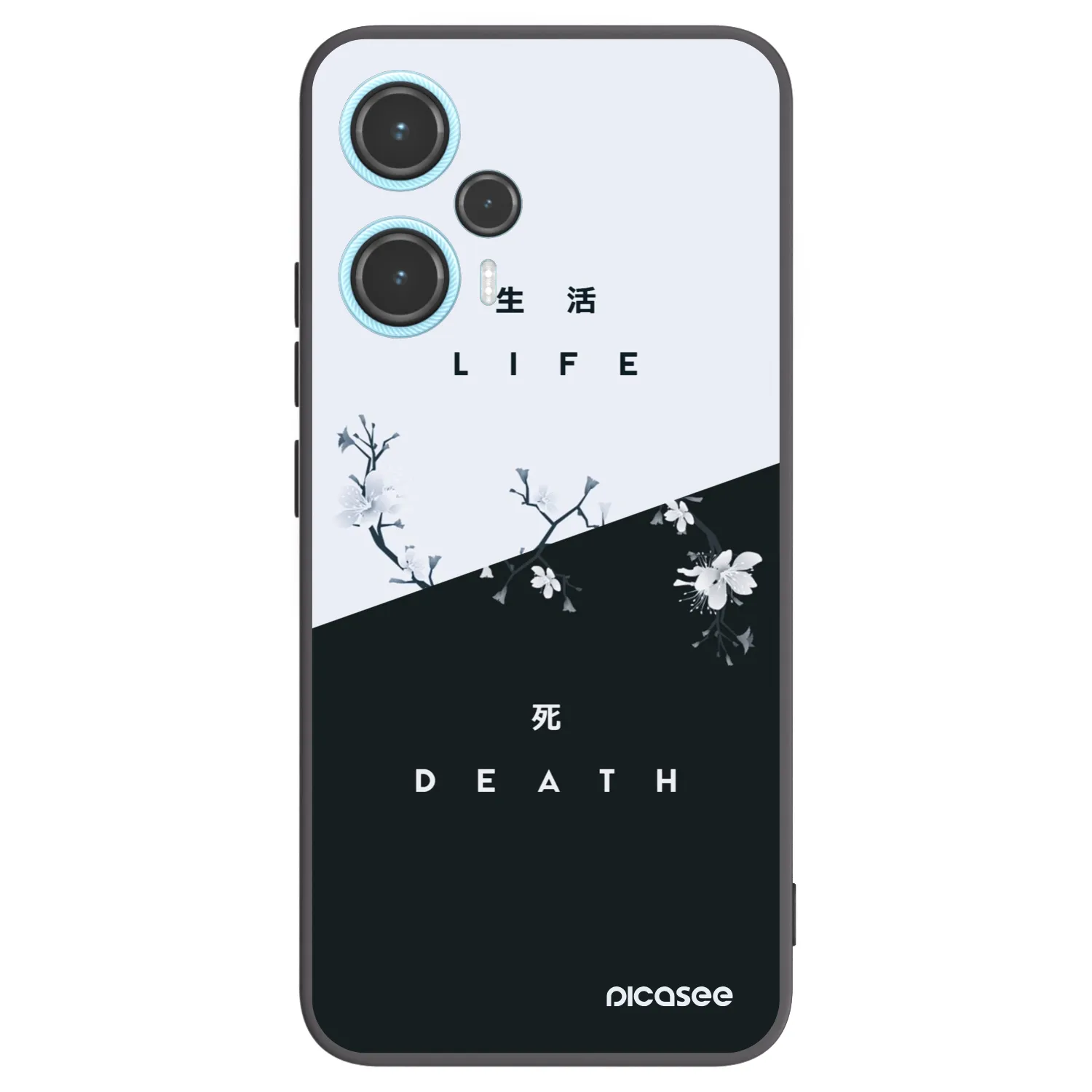 Picasee silikónový čierny obal pre Xiaomi Poco F5 - Živý - Mŕtvy