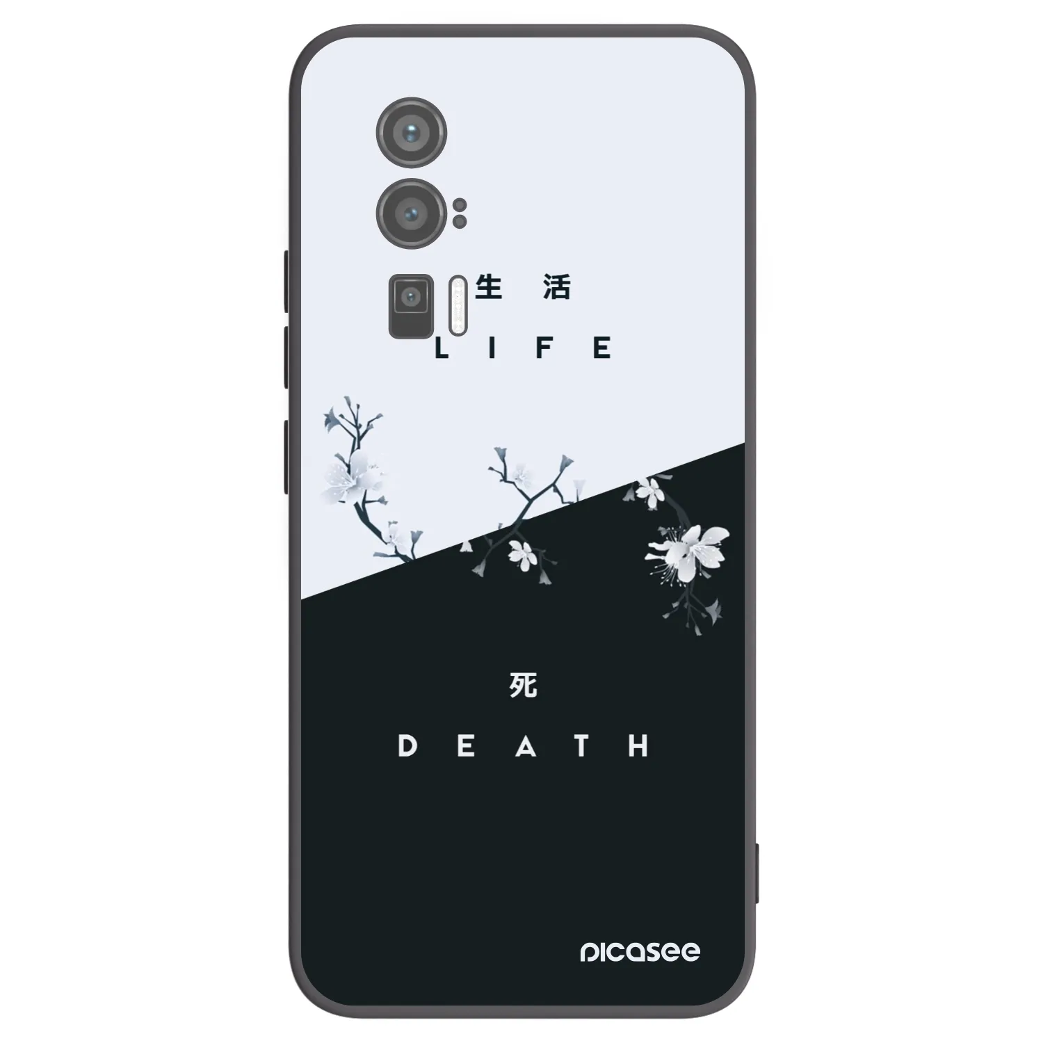 Picasee silikónový čierny obal pre Xiaomi Poco F5 Pro 5G - Živý - Mŕtvy