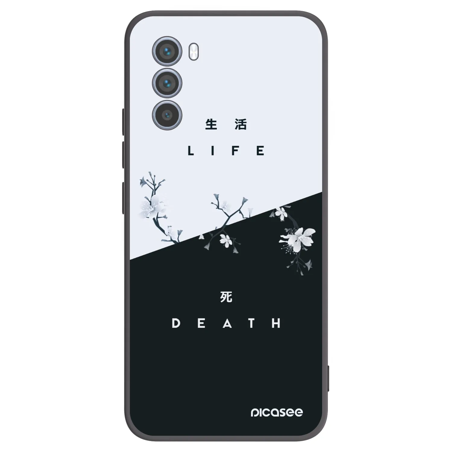 Picasee silikónový čierny obal pre Motorola Moto G62 - Živý - Mŕtvy