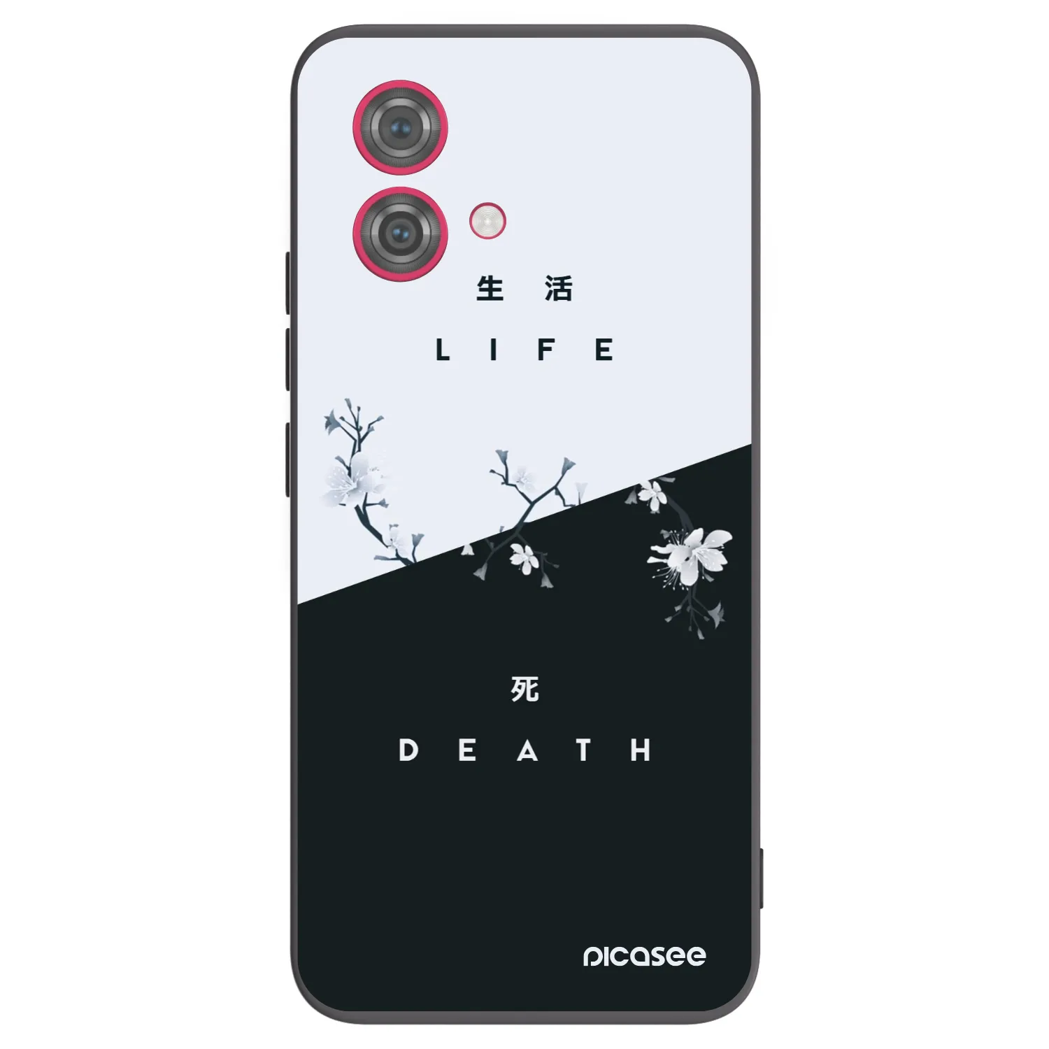 Silikónový čierny obal pre Motorola Moto G84 5G - Živý - Mŕtvy