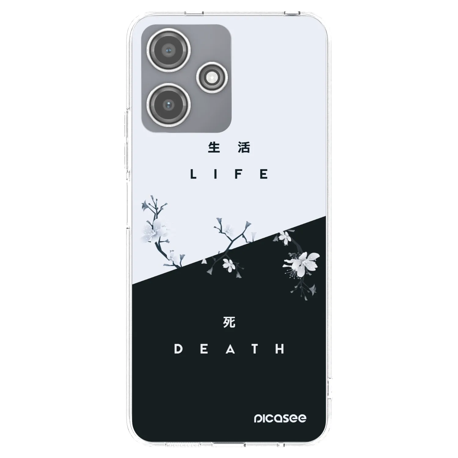 Picasee silikónový prehľadný obal pre Xiaomi Redmi 12 5G - Živý - Mŕtvy