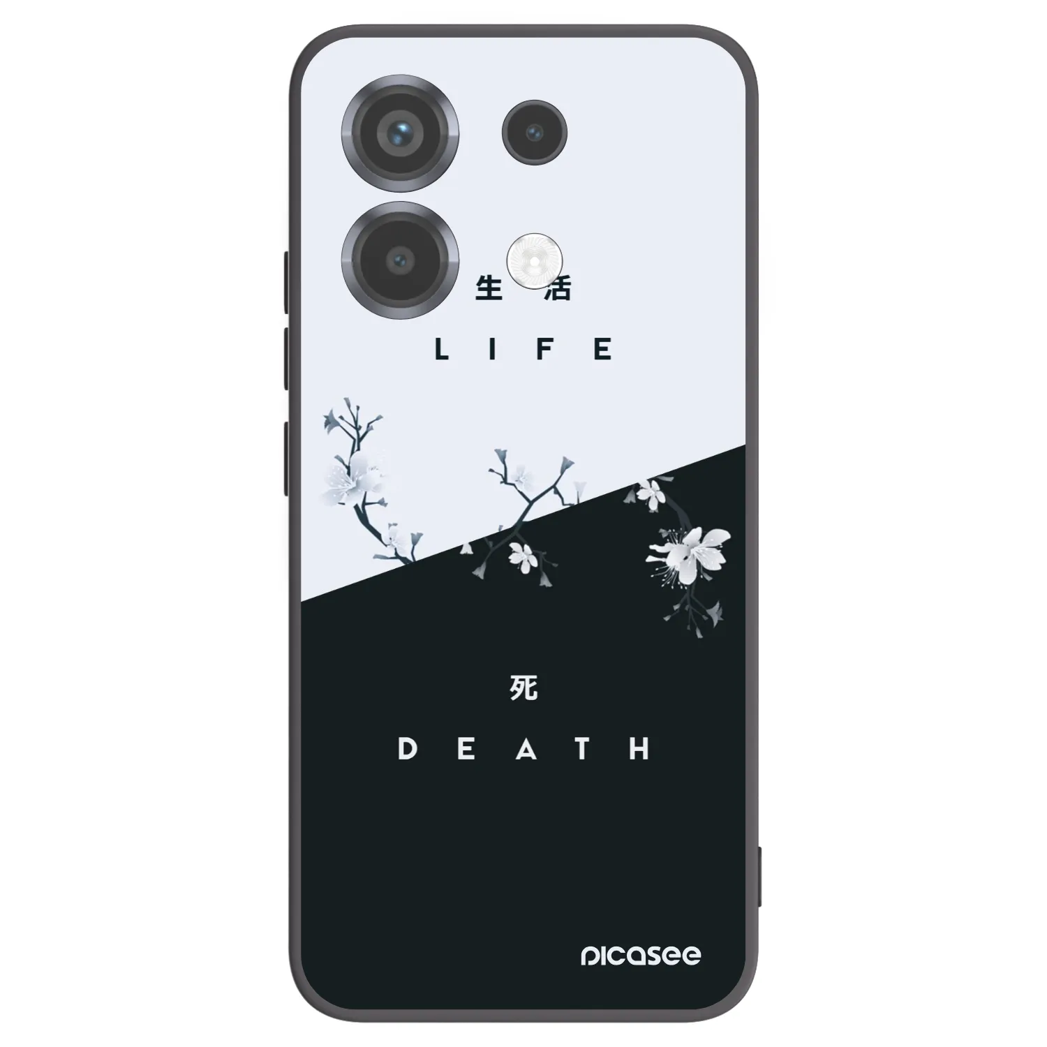 Picasee silikónový čierny obal pre Xiaomi Poco X6 - Živý - Mŕtvy