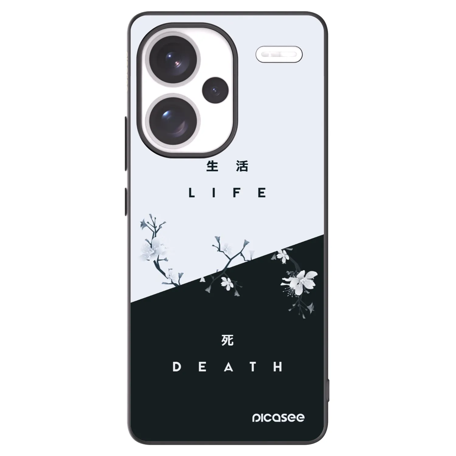 Silikónový čierny obal pre Xiaomi Redmi Note 13 Pro+ 5G - Živý - Mŕtvy