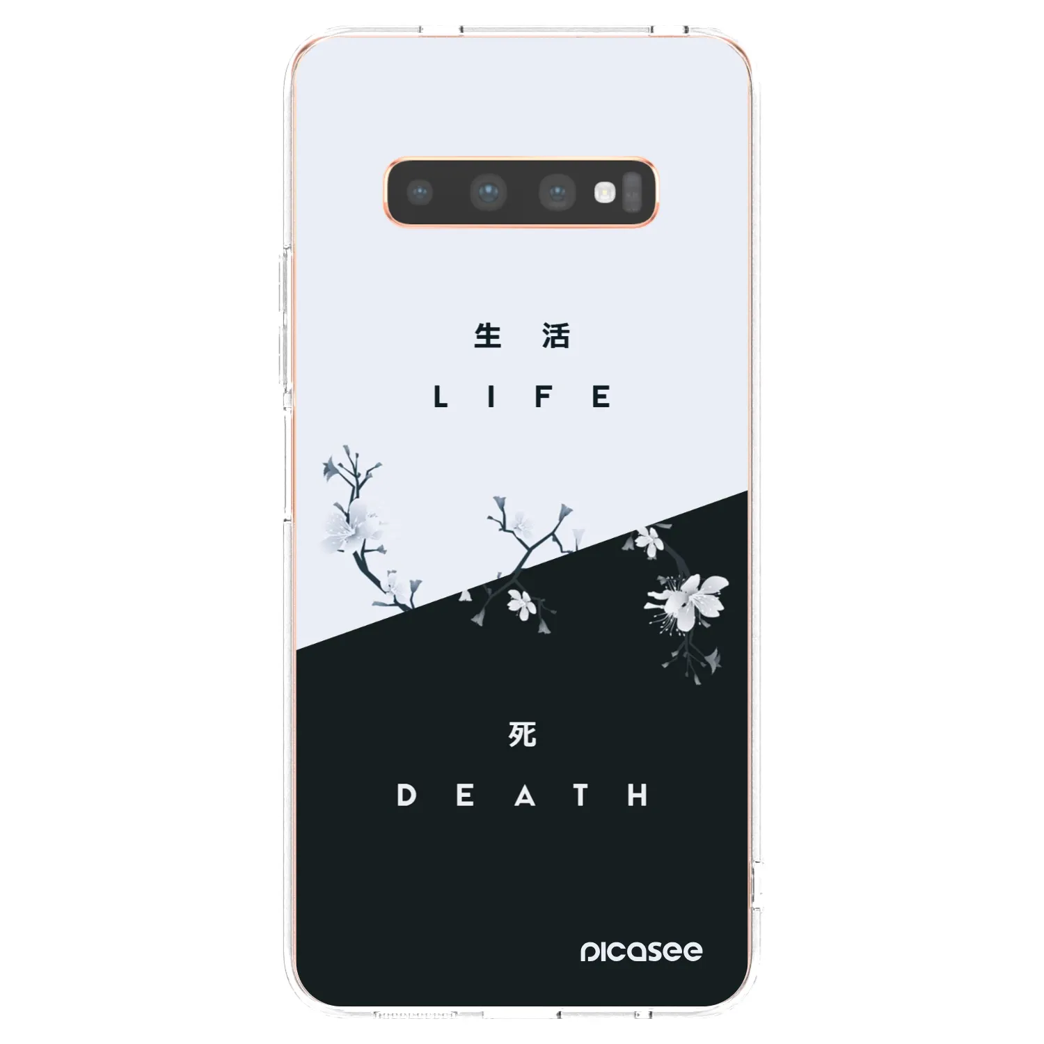 Picasee silikónový prehľadný obal pre Samsung Galaxy S10 Plus G975 - Živý - Mŕtvy