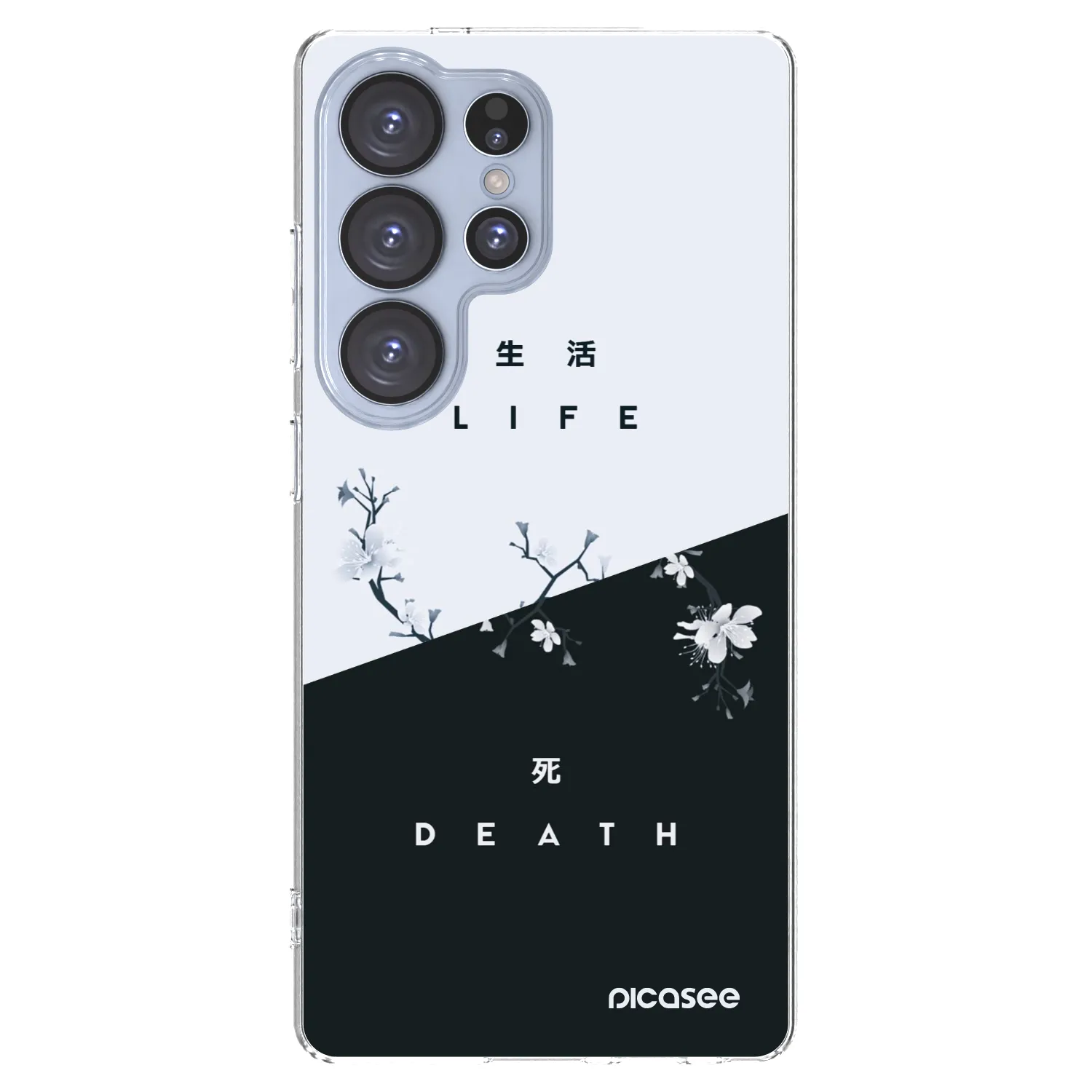 Picasee silikónový prehľadný obal pre Samsung Galaxy S25 Ultra 5G - Živý - Mŕtvy