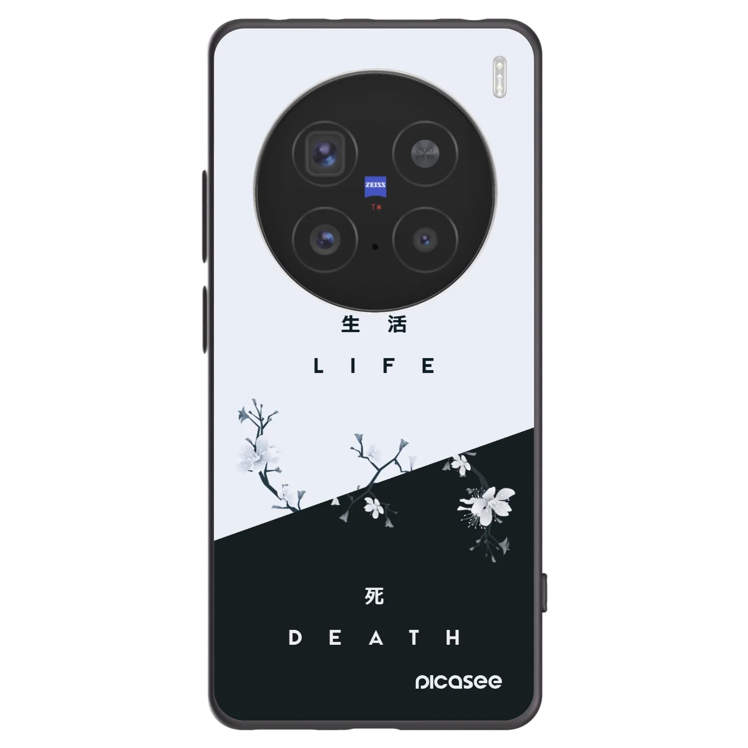 Picasee silikónový čierny obal pre Vivo X200 Pro - Živý - Mŕtvy