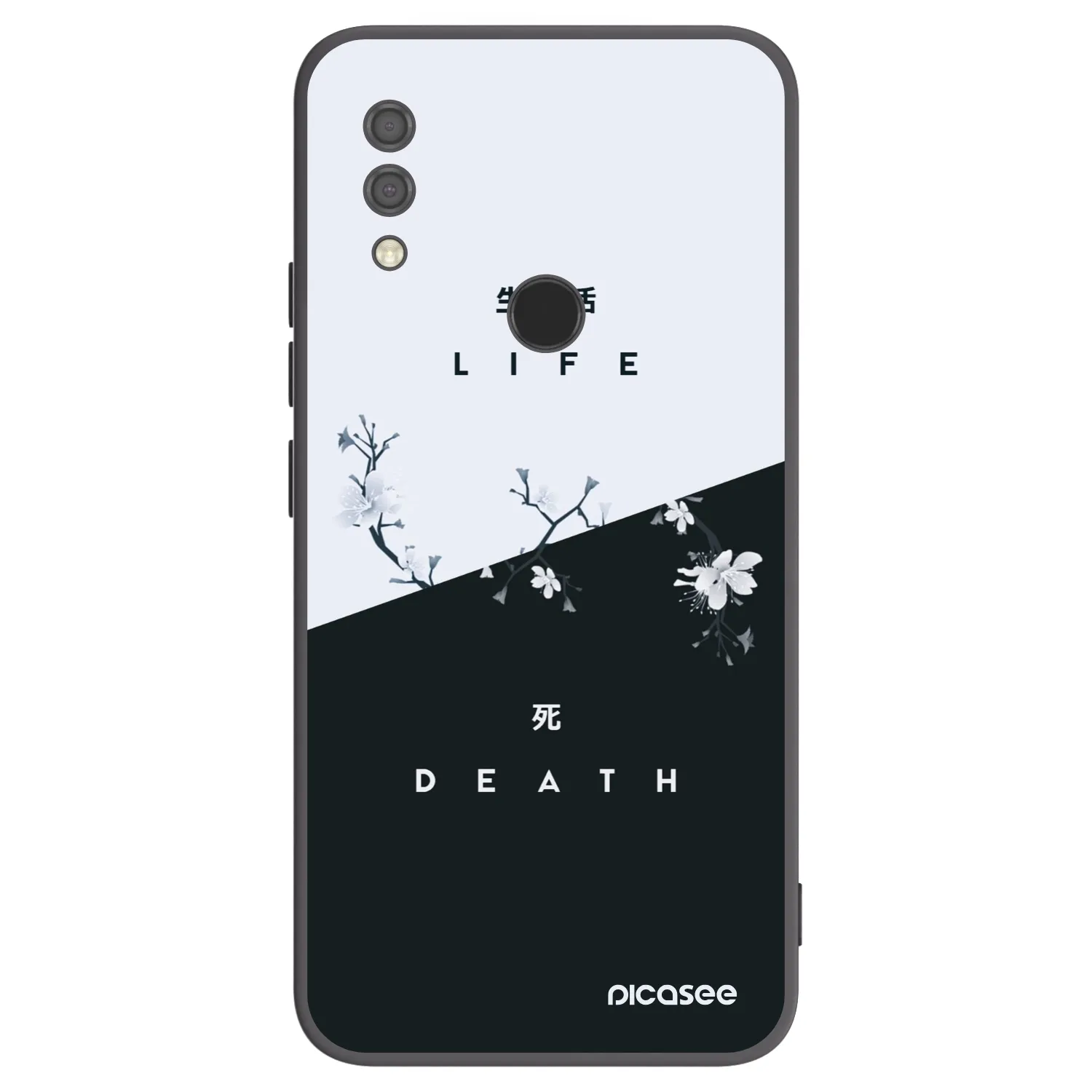 Picasee silikónový čierny obal pre Xiaomi Redmi 7 - Živý - Mŕtvy