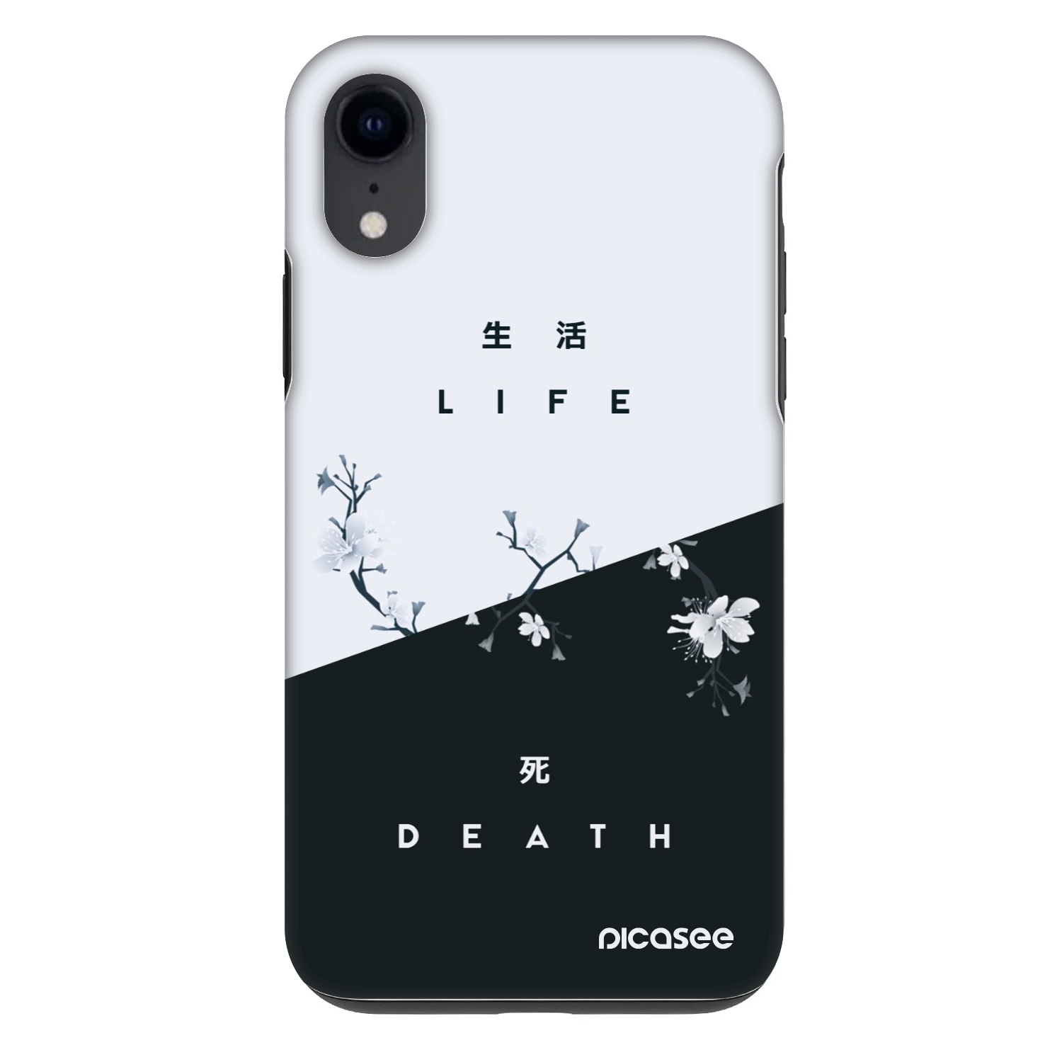 Picasee Fashion Case pre Apple iPhone XR - Živý - Mŕtvy