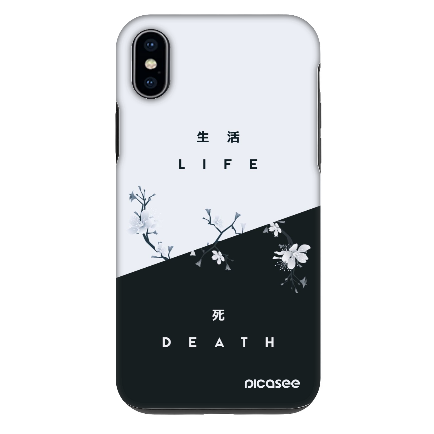 Picasee Fashion Case pre Apple iPhone XS Max - Živý - Mŕtvy