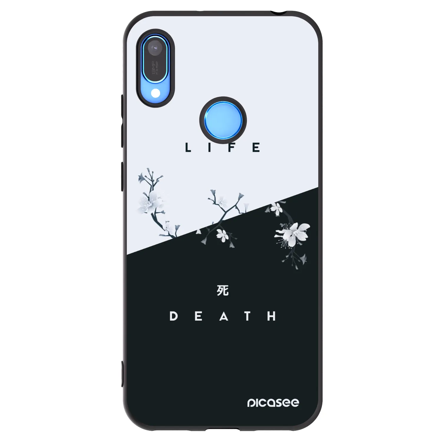 Picasee silikónový čierny obal pre Huawei Y6 2019 - Živý - Mŕtvy
