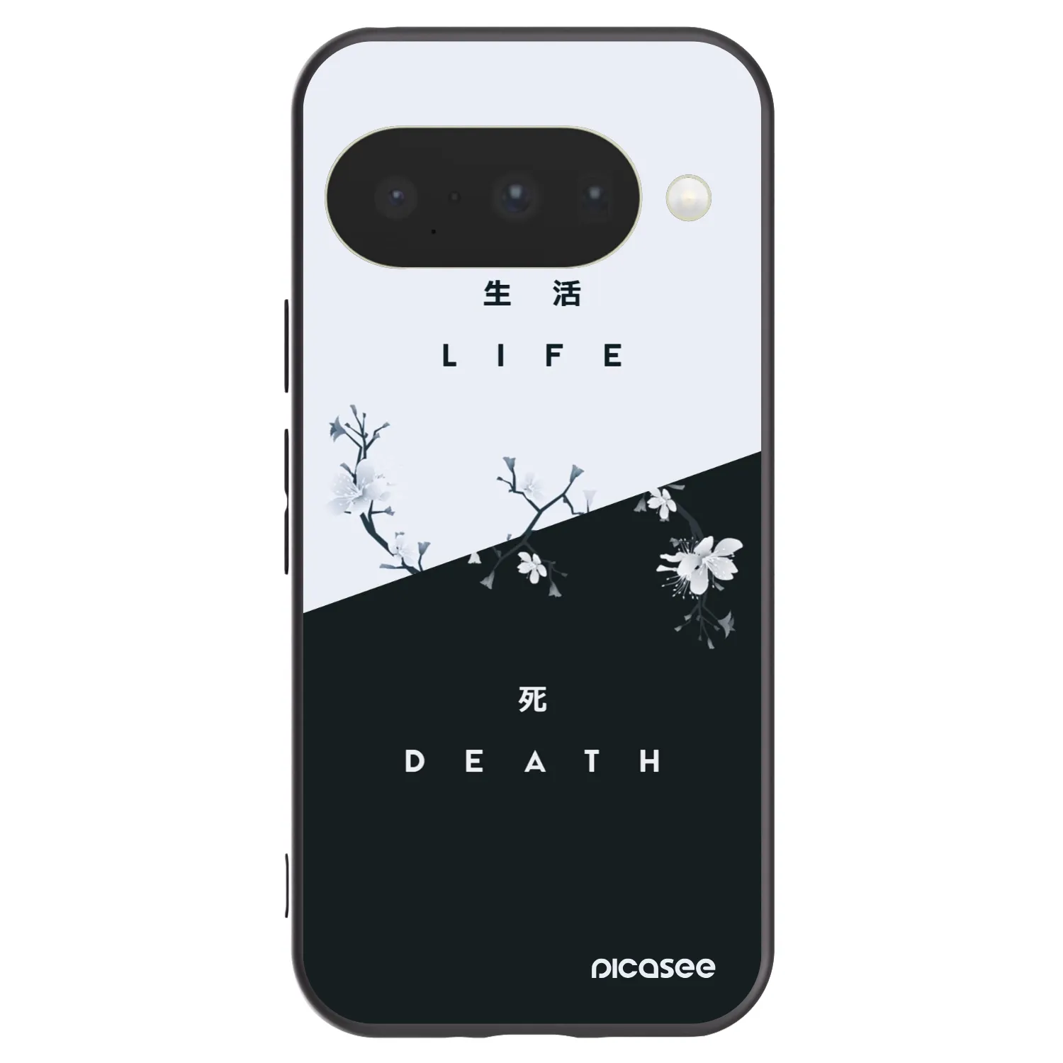 Picasee silikónový čierny obal pre Google Pixel 10 - Živý - Mŕtvy