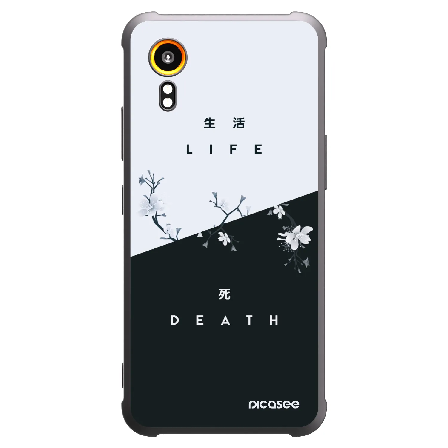 Picasee silikónový čierny obal pre Samsung Galaxy Xcover 7 - Živý - Mŕtvy