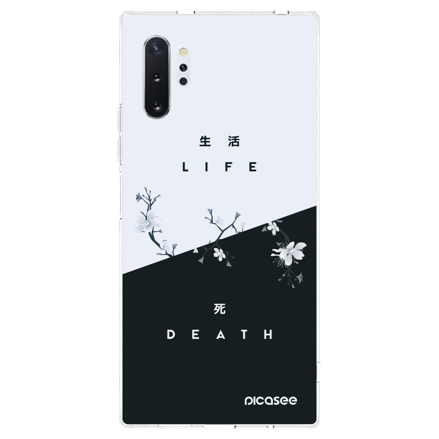 Picasee silikónový prehľadný obal pre Samsung Galaxy Note 10+ N975F - Živý - Mŕtvy