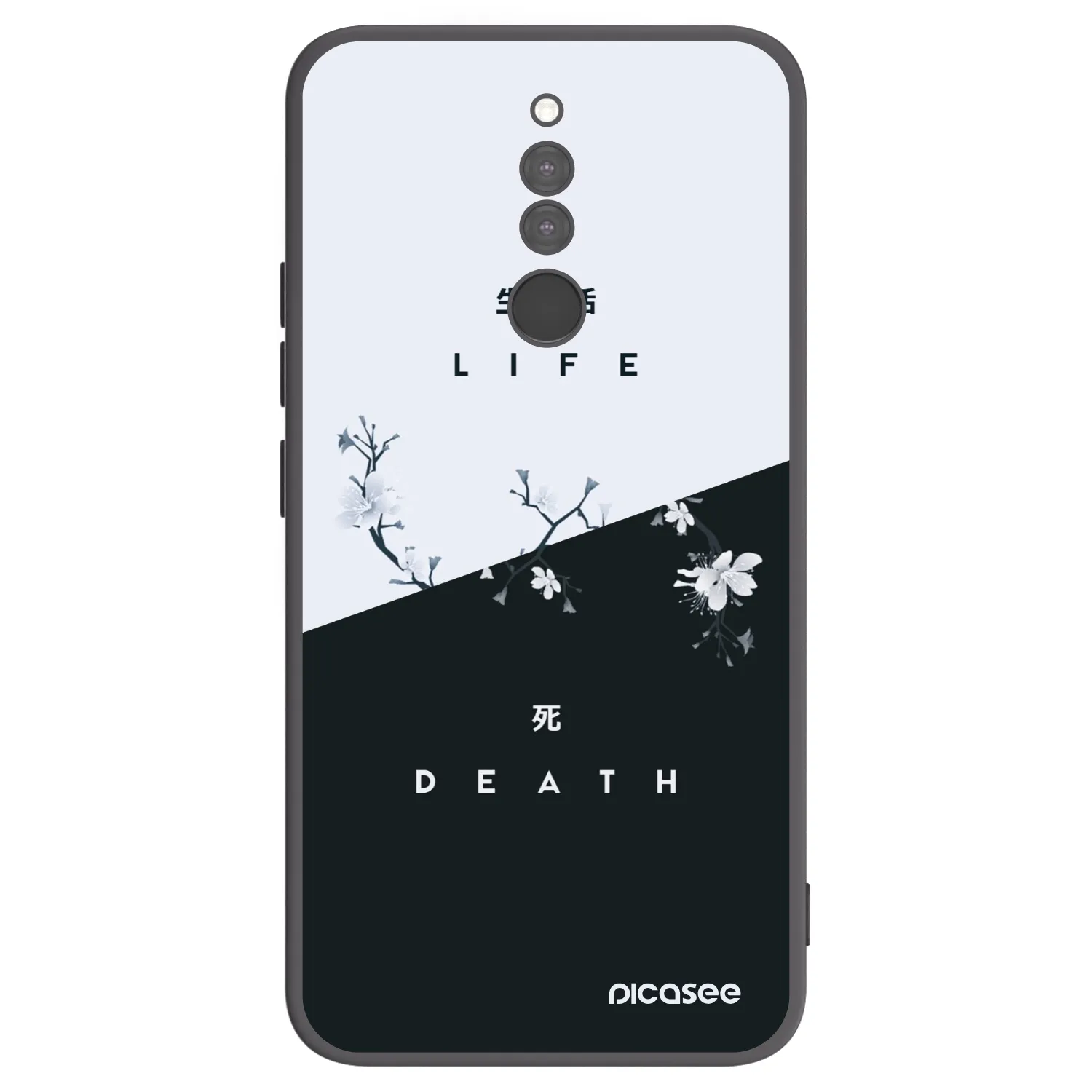 Picasee silikónový čierny obal pre Xiaomi Redmi 8 - Živý - Mŕtvy